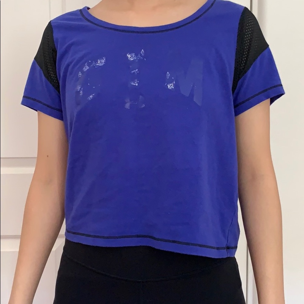 Cropped Workout "GYM" Tee